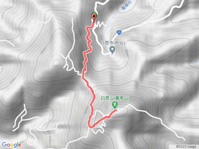 20180929 白雲山原路來回