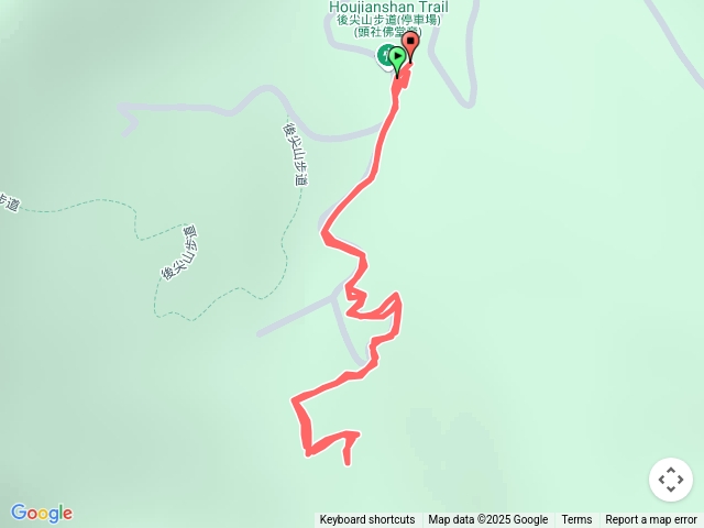 後尖山滑倒步道預覽圖