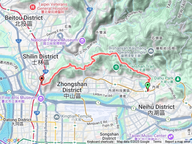 文德站 獅頭山 碧湖山 新坡尾山 金面山 剪刀石 論劍山 文間山 老地方 劍潭.預覽圖