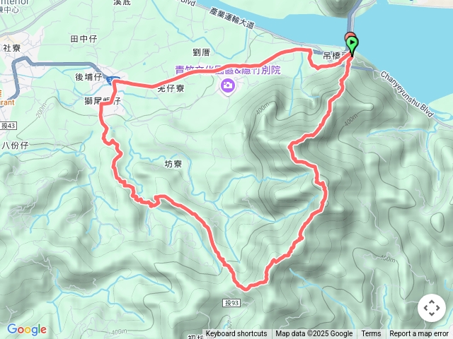 溪州大山、陳東坑山、八通關社寮段O繞預覽圖