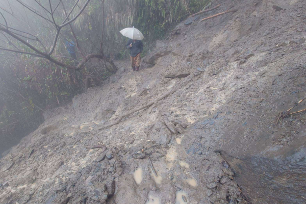 【步道資訊】霞喀羅國家步道受土石崩落影響 養老登山口端封閉進入