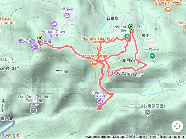 貓空漫遊 （樟樹步道、銀河洞、鵝角格山、待老坑山）