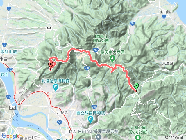 2020.10.2_陽明山東西縱走10連峰