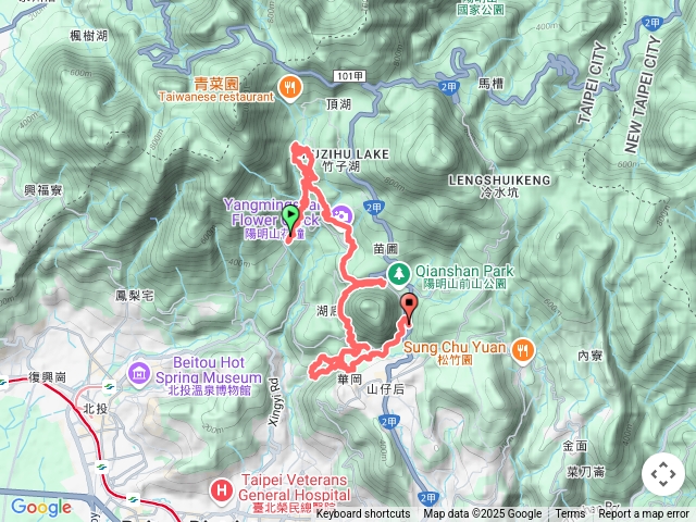 陽明山七瀑（小8公車內埔站-草山觀瀑吊橋-猴崁古道-大屯瀑布-小隱潭瀑布-橫嶺古道-松溪瀑布-半嶺瀑布-翠峰瀑布-白雲瀑布-紅5公車福壽橋站）預覽圖